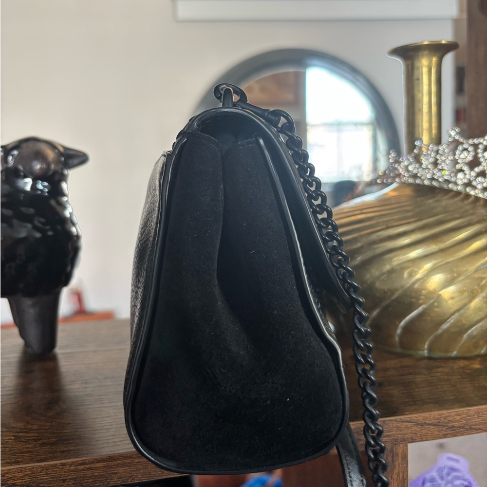 Coach Black Leather Crossbody Bag - Picture 4 of 11